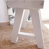White bench
