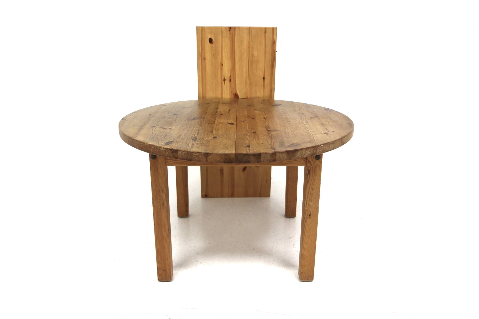 Table de salle à manger scandinave en pin, Suède, 1970