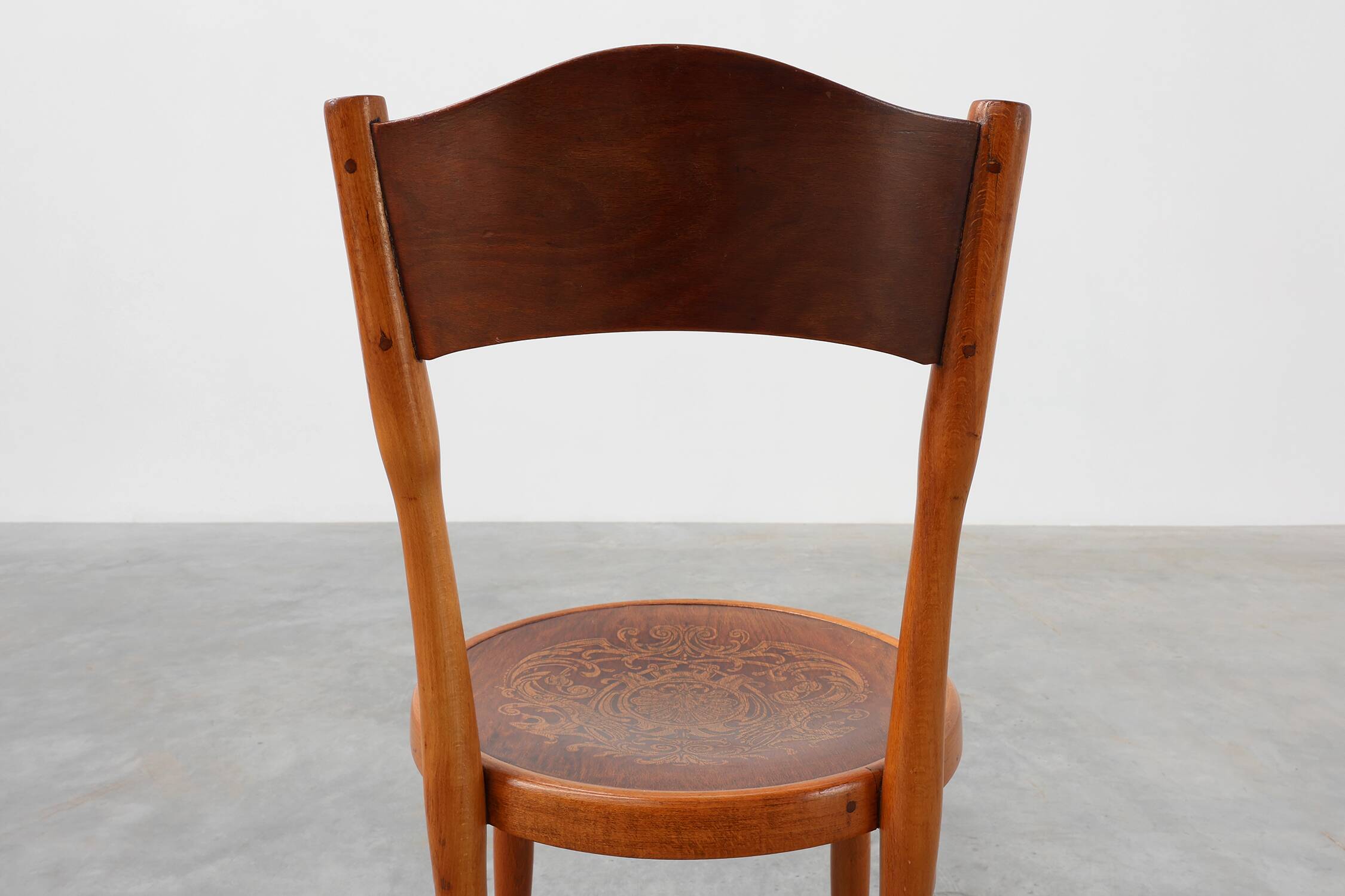Art Deco Bentwood chair by J & J Kohn, Austria ca. 1910