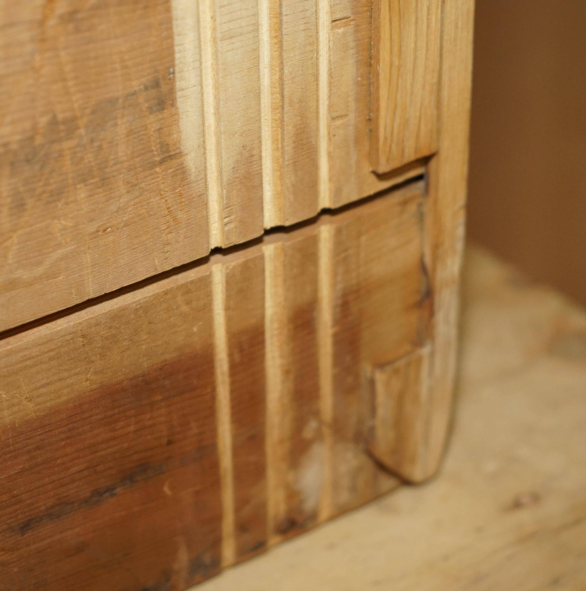 Georgian Governess Drawers Circa 1800 Pine Sideboard