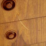 Scandinavian "tallboy" chest of drawers in teak, Sweden, 1960