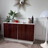 Vintage four-door buffet in rosewood.