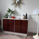 Vintage four-door buffet in rosewood.
