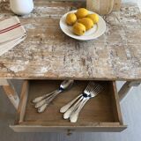 Table de ferme patinée