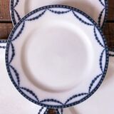 Set of 5 plates iron earth Salins