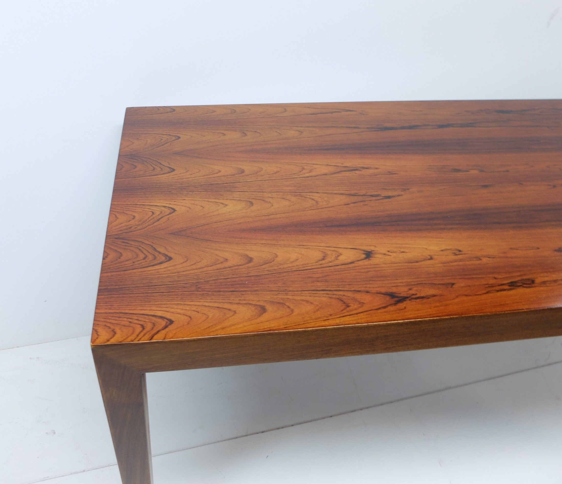 Scandinavian rosewood coffee table, Severin Hansen, 1960