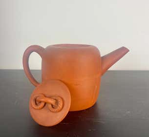 Chinese Terracotta Teapot from Yixing - circa 1900 China Qing Period