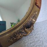 Miroir ovale art déco des années 30