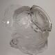 Transparent and translucent glass basket