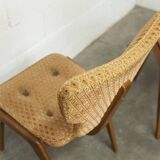 4 chairs and 2 Lounge armchairs by Roger Landault, ABC edition, 1950.