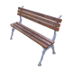 Cast-iron garden bench