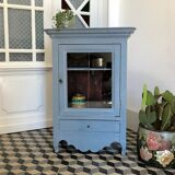 Old grey tinted wooden furniture