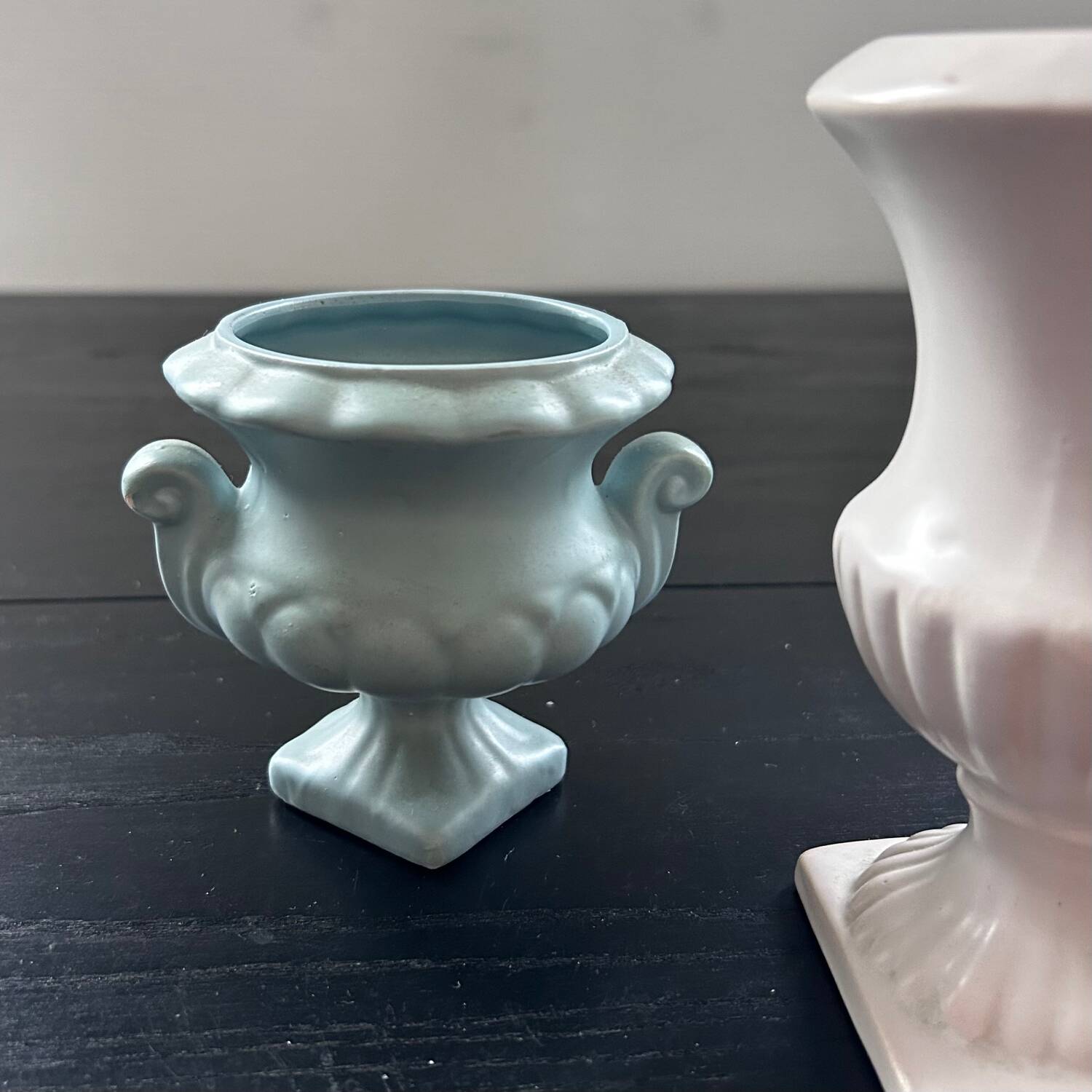 Pair of small Medici vases