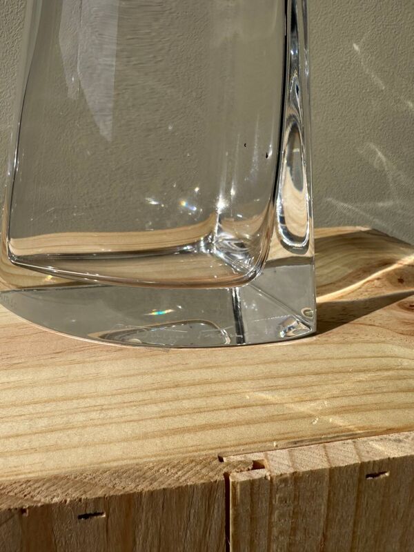 Carafe à whisky en cristal Poire Daum France Numéroté Hilton Mac Connico