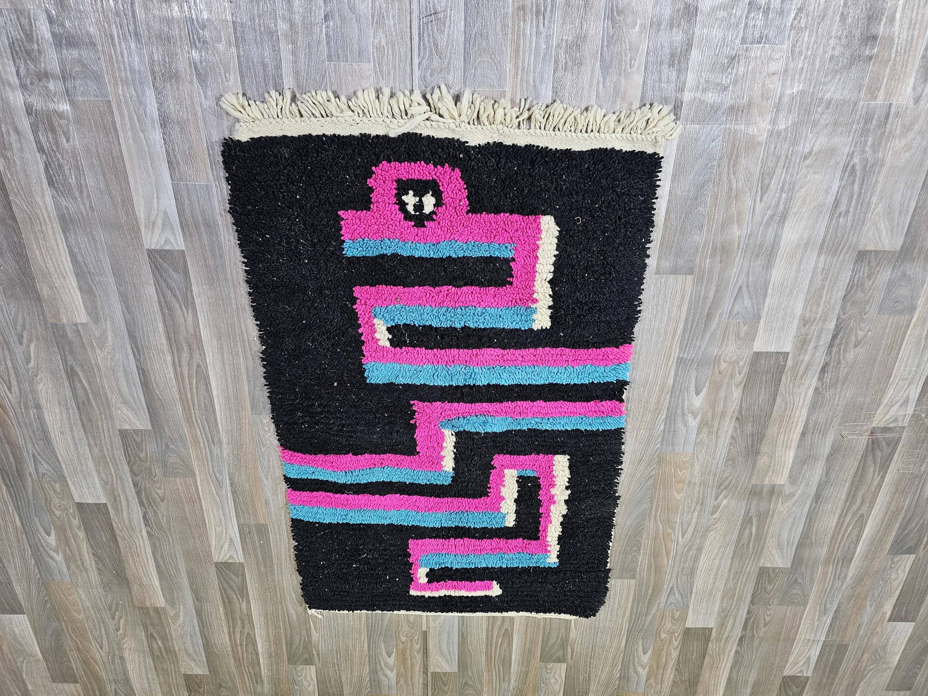 Tapis fait main traditionnal 250cmX150cm marocain