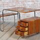 Bauhaus Walnut Writing Desk by A. Lurcat for Kovona, Czech, 1940s
