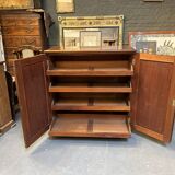 C19th linen press cupboard by Heals