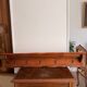 Wall-Mounted Coat Rack Rustic Wooden Shelf