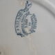 Gien earthenware plate gold medal model glycine diam 22.5 cm
