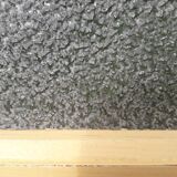 Pair of antique translucent glass sliding doors
