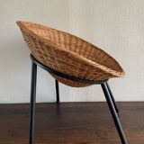 Children's armchair "Corbeille" 50s