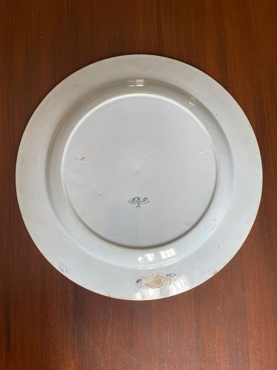 Plat Creil et Montereau « Japon » XIXeme siècle