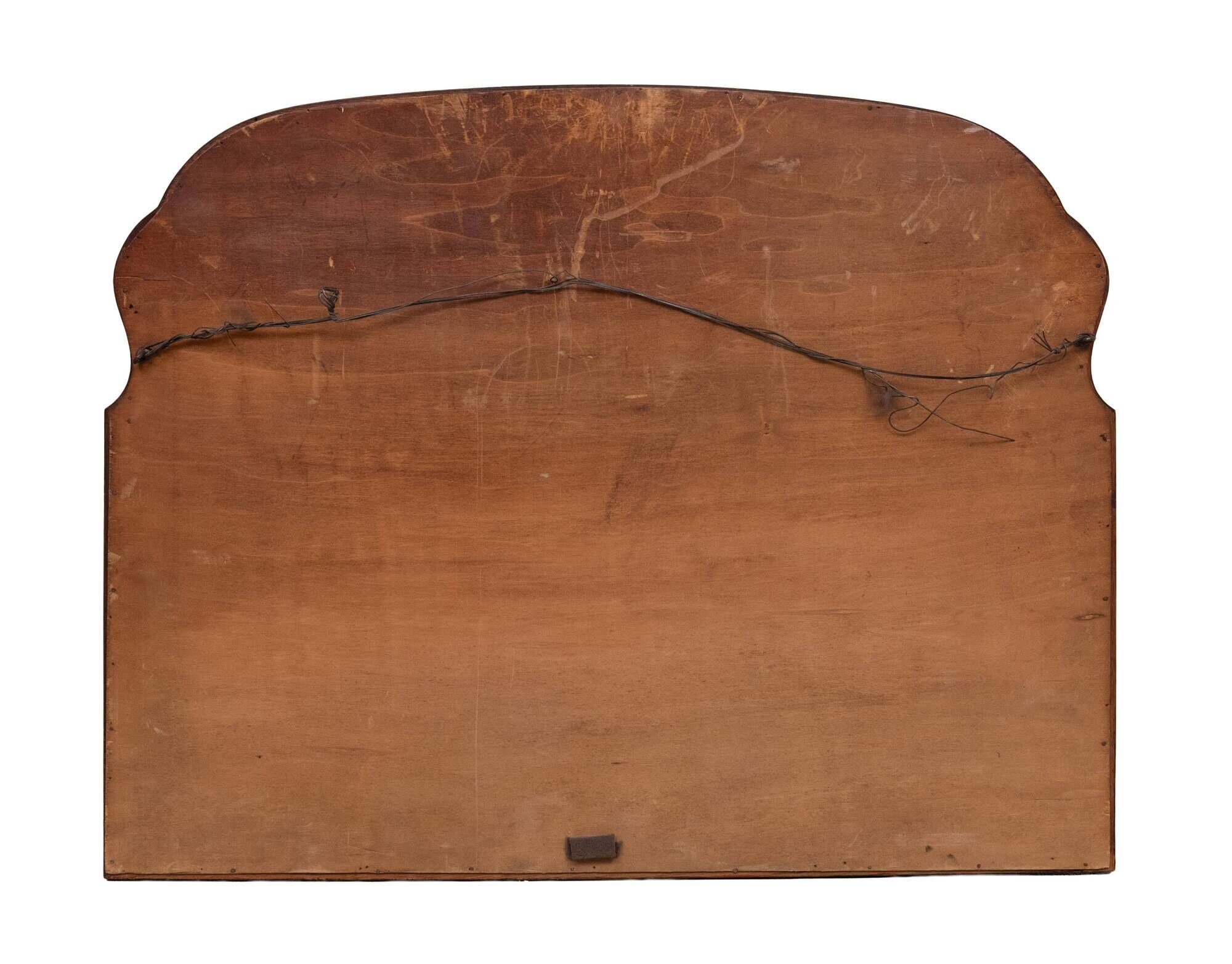 Stunning Antique Dutch Soeze Burl Wood Mirror Anno 1900