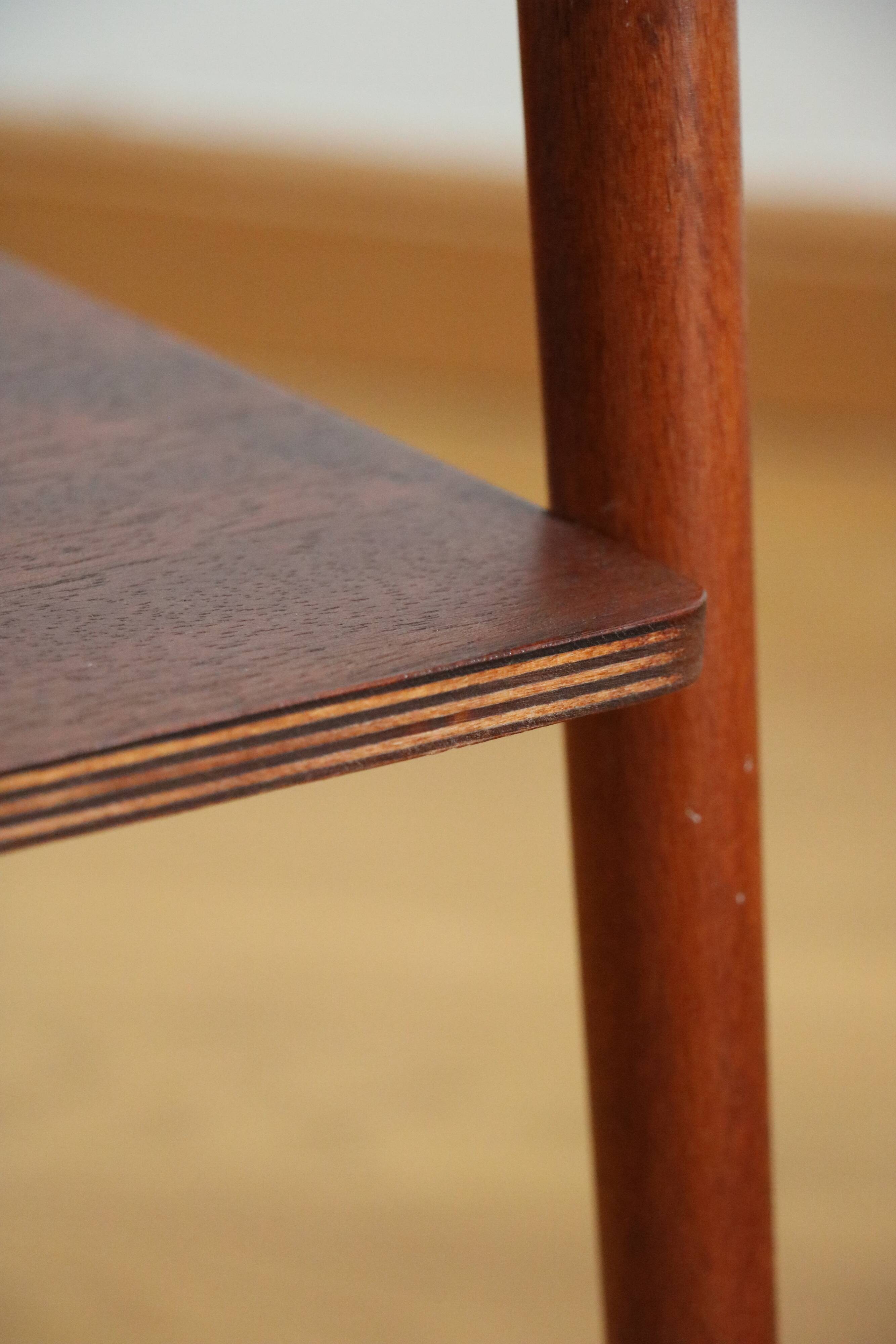 Pair of Scandinavian teak bedside tables, Carlström