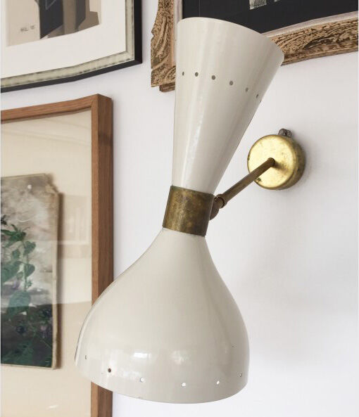 Pair of Italian design sconces 1950