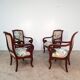 4 armchairs from the Restoration period (19th century)