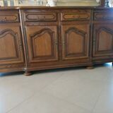 Solid oak bahut