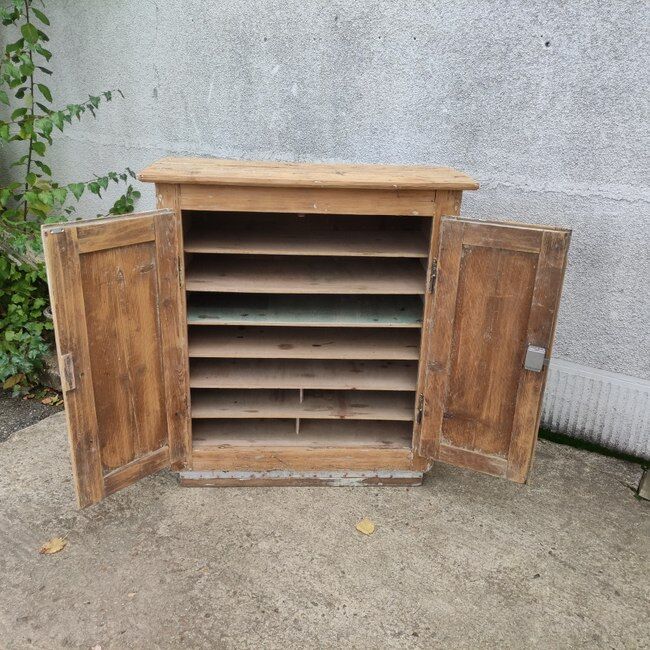Natural wood buffet