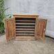 Natural wood buffet