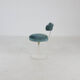 Tabouret métal et velours