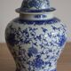 Grand pot à gingembre en porcelaine chinoise