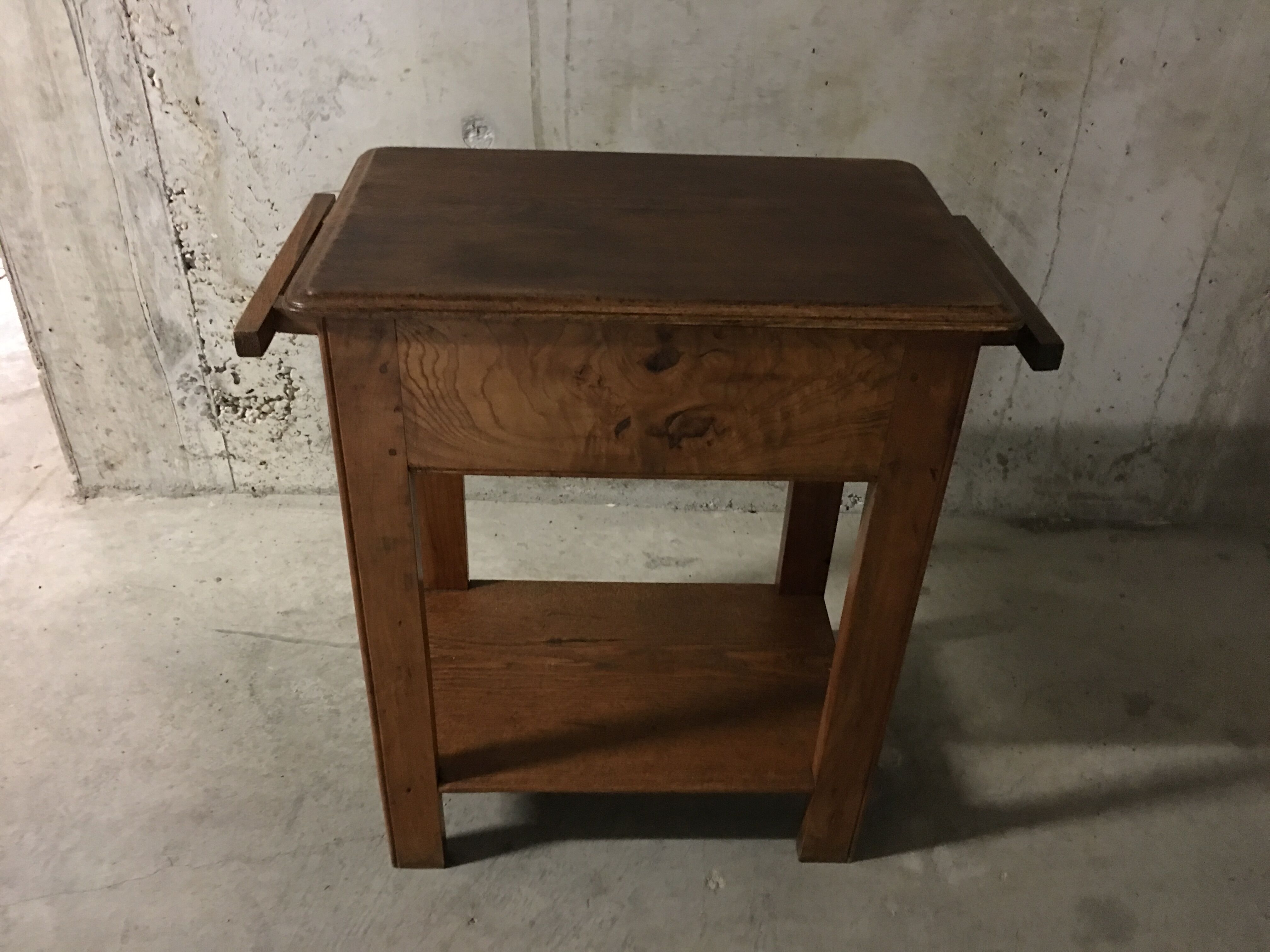Wooden table rustic