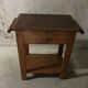 Wooden table rustic