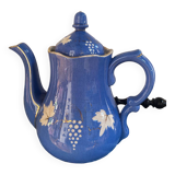 Old Sarreguemines earthenware coffee maker