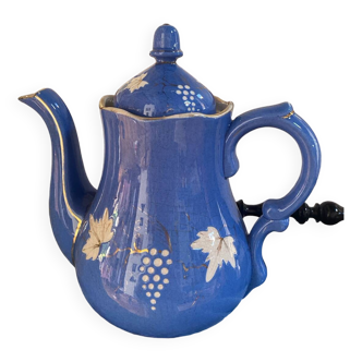 Old Sarreguemines earthenware coffee maker