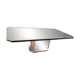 Large Lacquer and Brass Table by JC Mahey