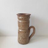 Vintage Speckled Stoneware Pitcher