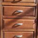 Art Deco hairdresser from the 1930s – Oak, marble, triptych mirror