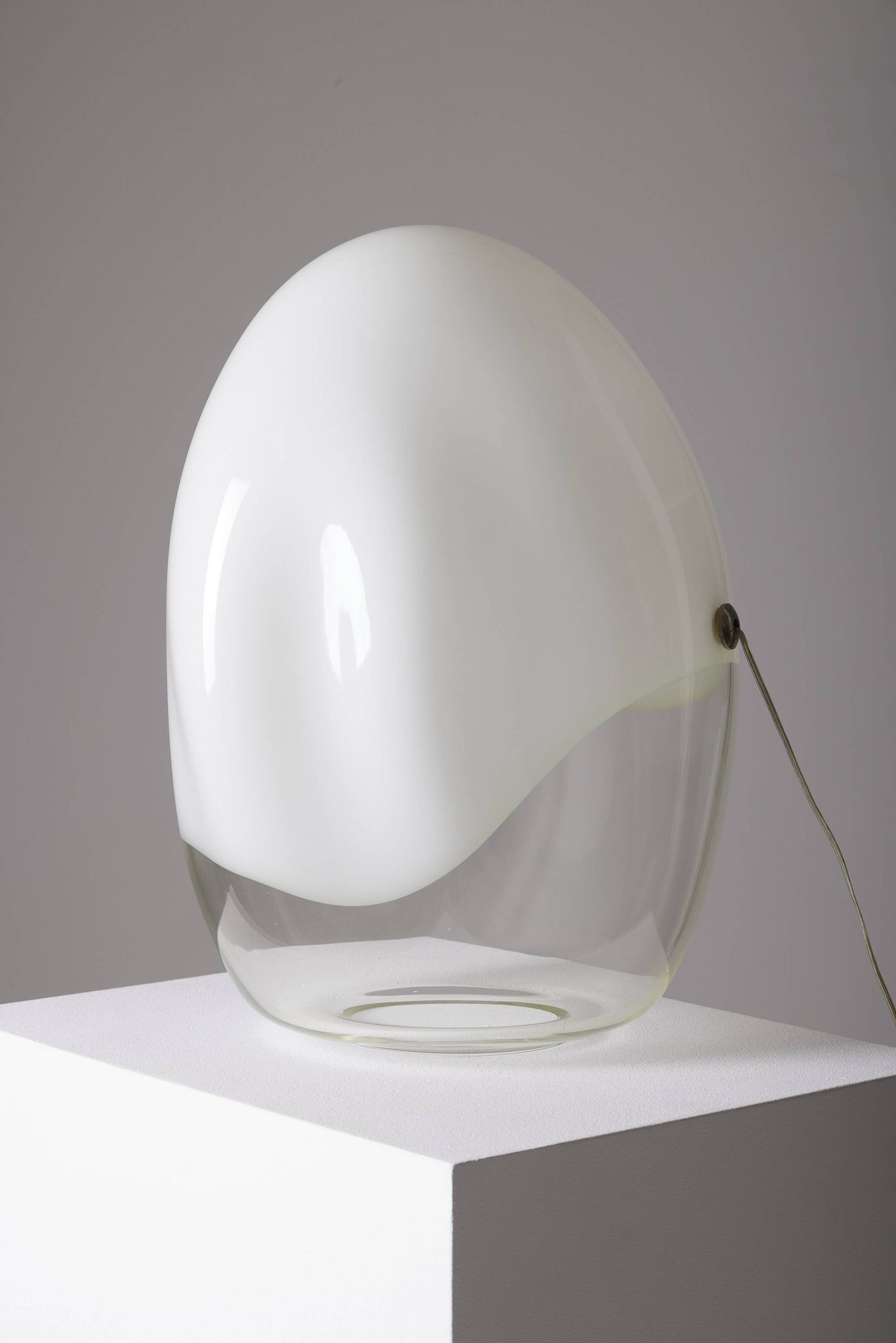 Pair of Nessa lamps in Murano glass, Gino Vistosi, 1970s
