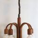 Deens design teak Domus hanglamp