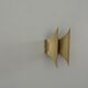 Mid-century brass gothic wall lights by Bent Karlby (3 pieces available)