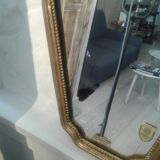 Miroir doré 25x39cm