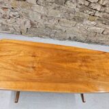 Table basse bois vintage 1970"