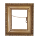 Old frame stucco wood & gilded 40.5x35.5 cm, leaf 28.2x22.9 cm sb