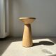 Side table, end of sofa in natural mango monoxyl conical tray H:50cm