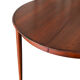 Danish extendable rosewood dinning table by Skovby